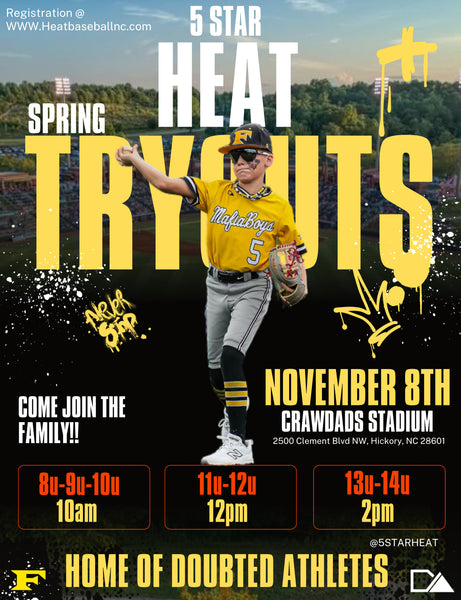 2026 Spring 5 Star Heat Baseball Tryout